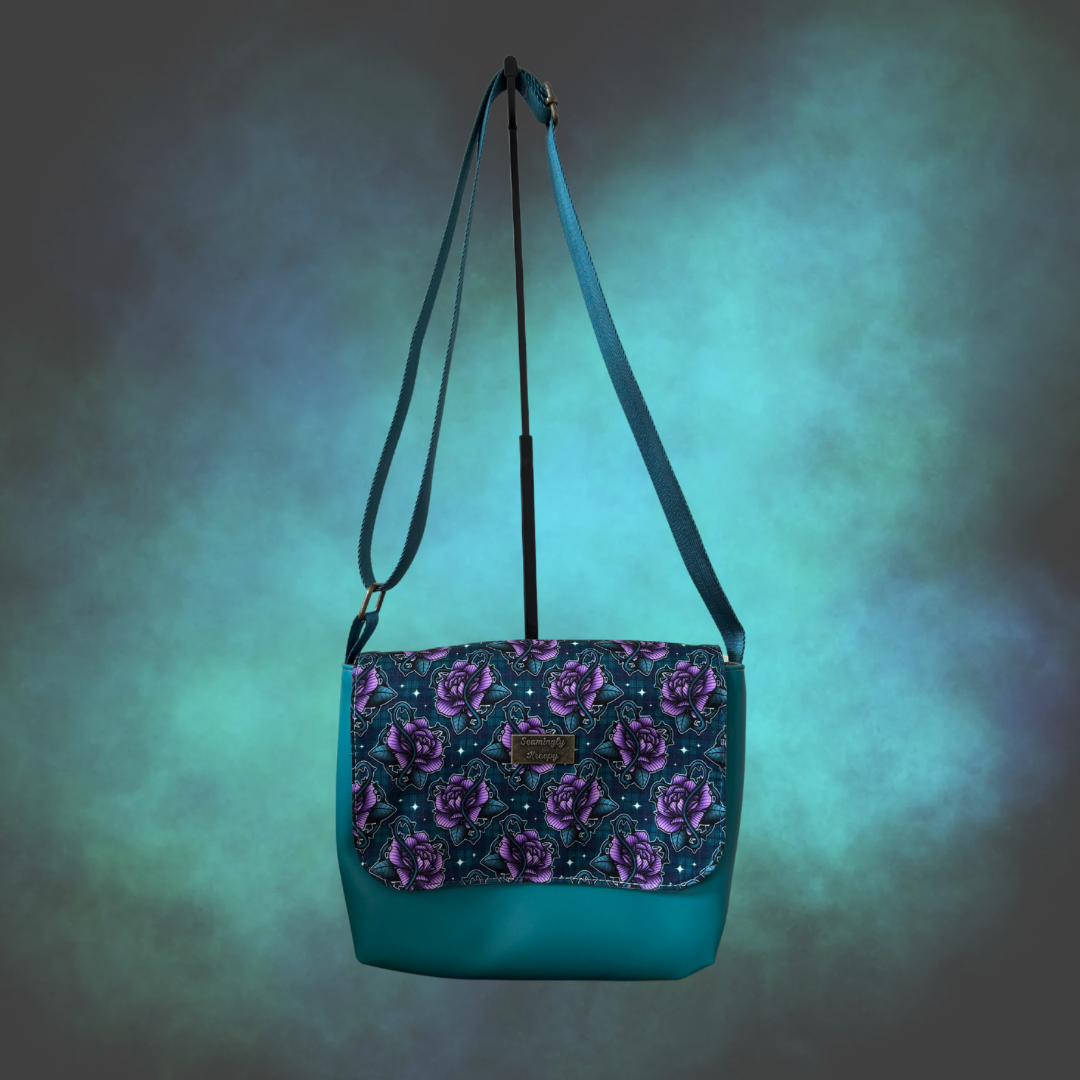 Thorny Roses messenger bag