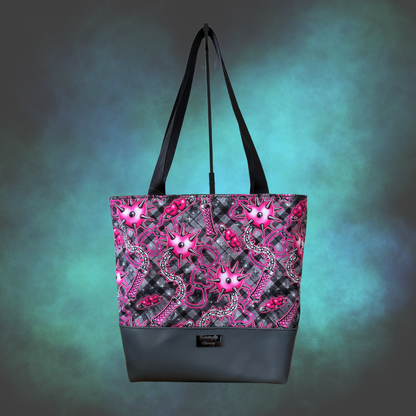 Heart Mace Tote bag with zip